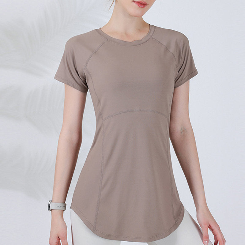 Womens Slim Fit Yoga Running T-Shirt