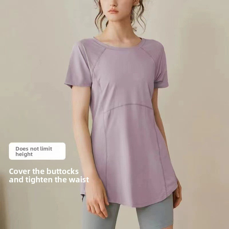 Womens Slim Fit Yoga Running T-Shirt