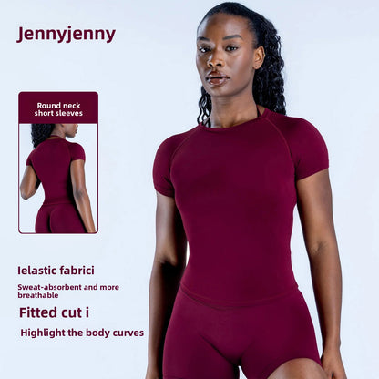 Womens Slim Fit Yoga Top