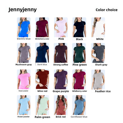Womens Slim Fit Yoga Top