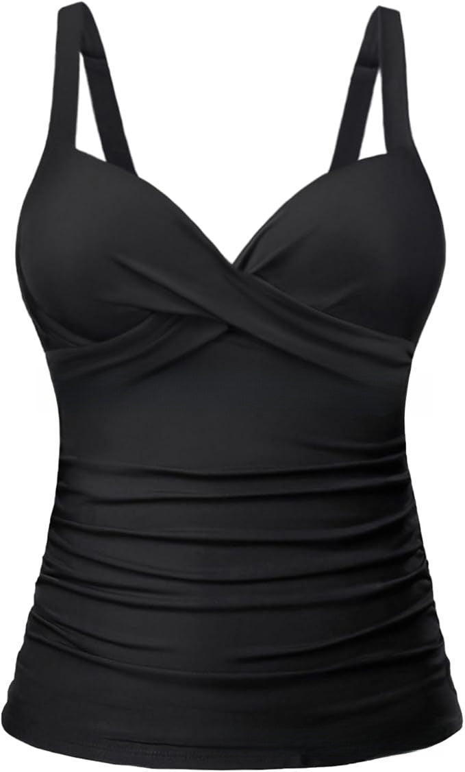 Womens Solid Color Bikini Swimsuit