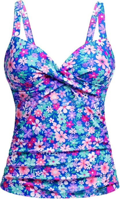 Womens Solid Color Bikini Swimsuit