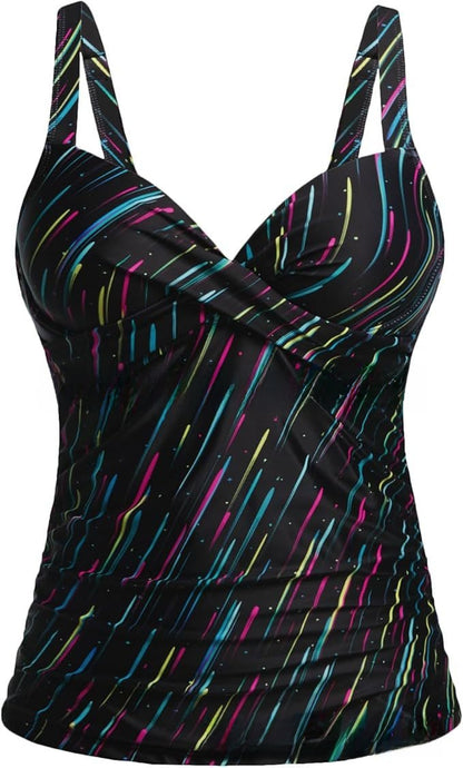 Womens Solid Color Bikini Swimsuit