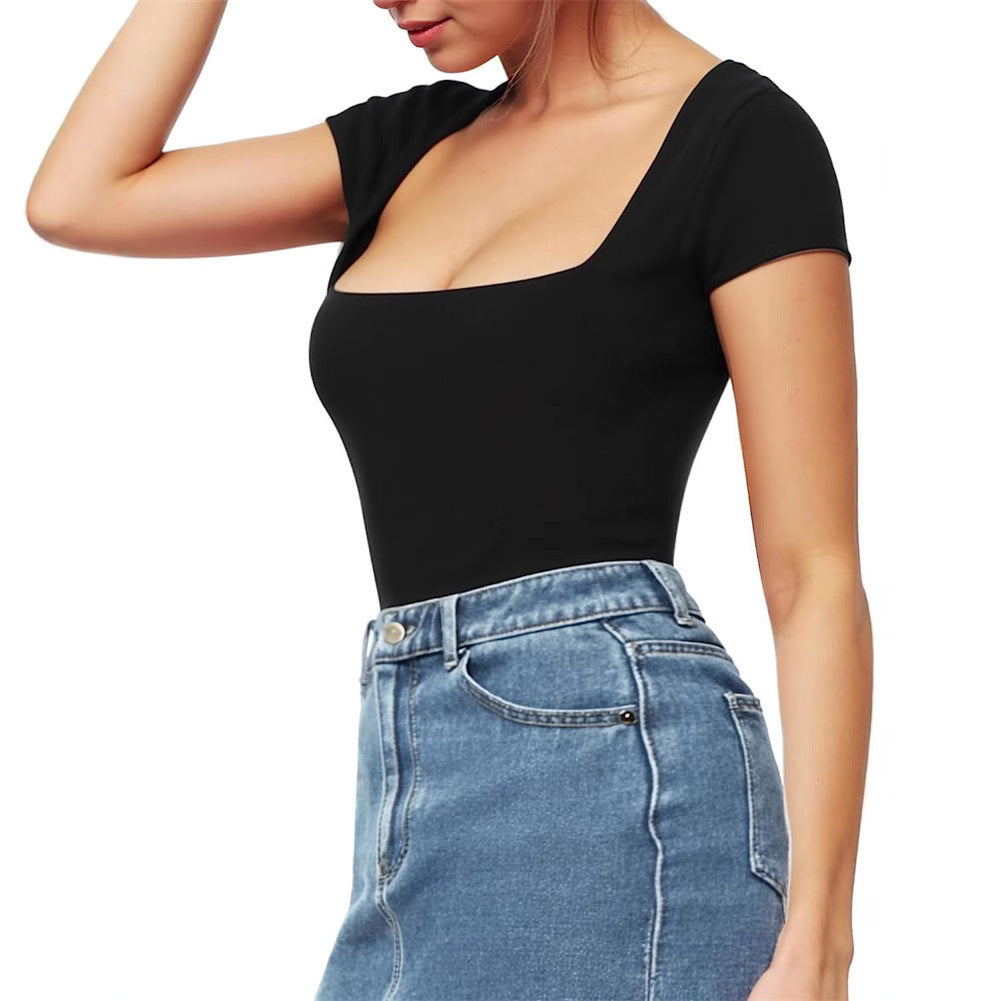 Womens Square Neck Bodysuit
