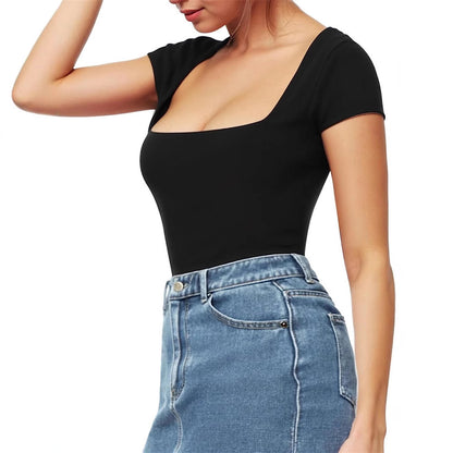 Womens Square Neck Bodysuit