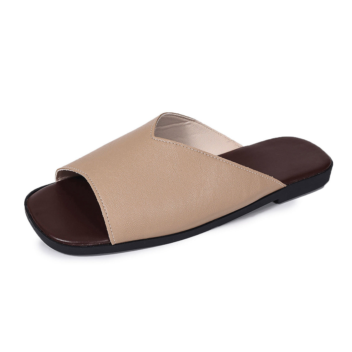 Womens Square Toe Soft Sole Sandals
