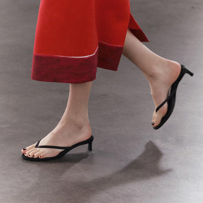 Womens Stiletto Flip Flop Sandals