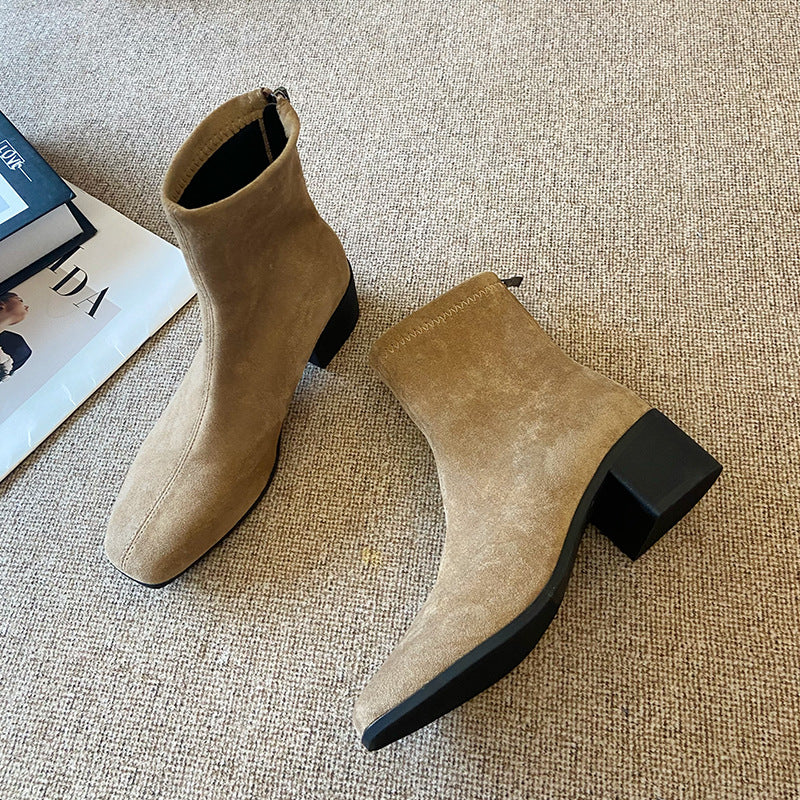 Womens Stiletto Heel Stretch Sock Boots