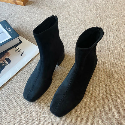 Womens Stiletto Heel Stretch Sock Boots