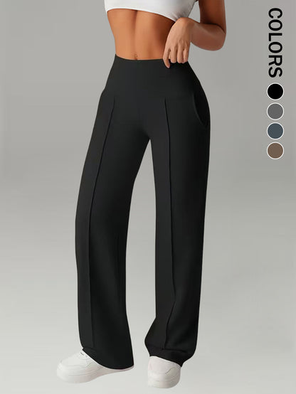 Womens Straight Leg Fitness Pants