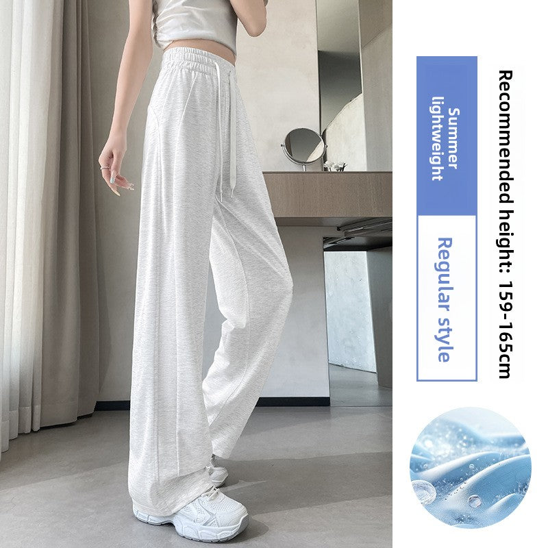 Womens Straight Leg Fleece Lined Casual Pants