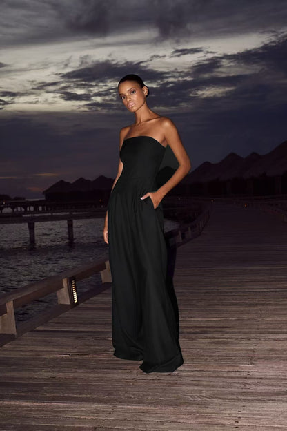 Womens Straight Leg Polyester Trousers