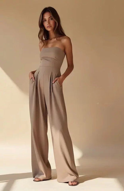Womens Straight Leg Polyester Trousers