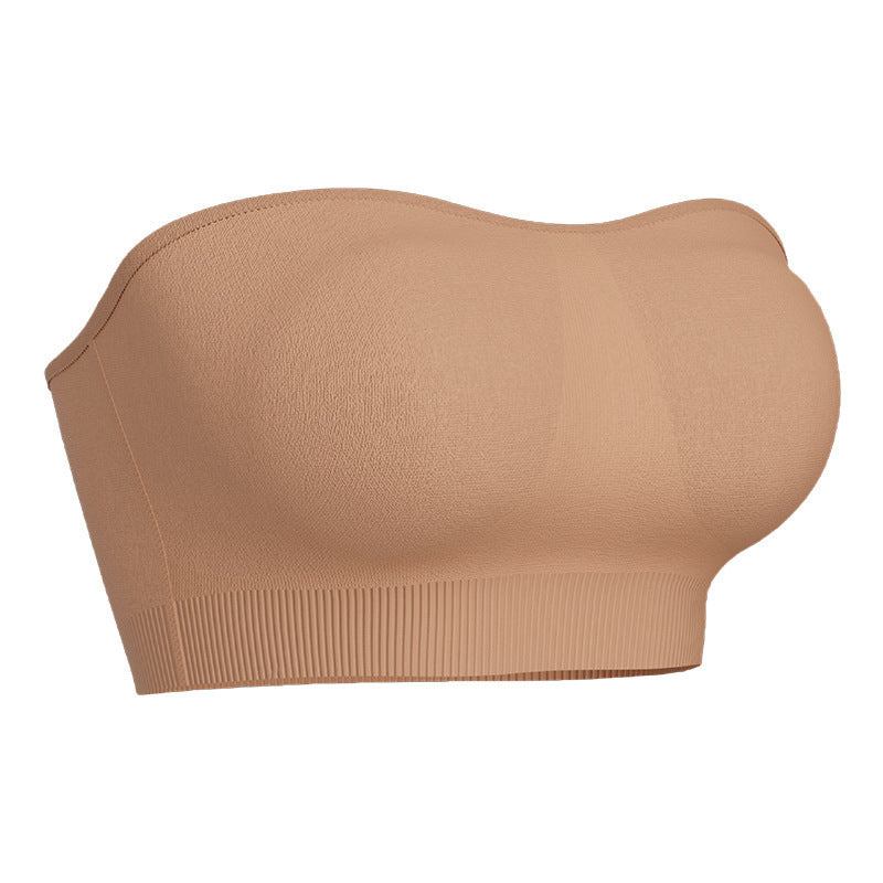 Womens Strapless Seamless Bandeau Bra