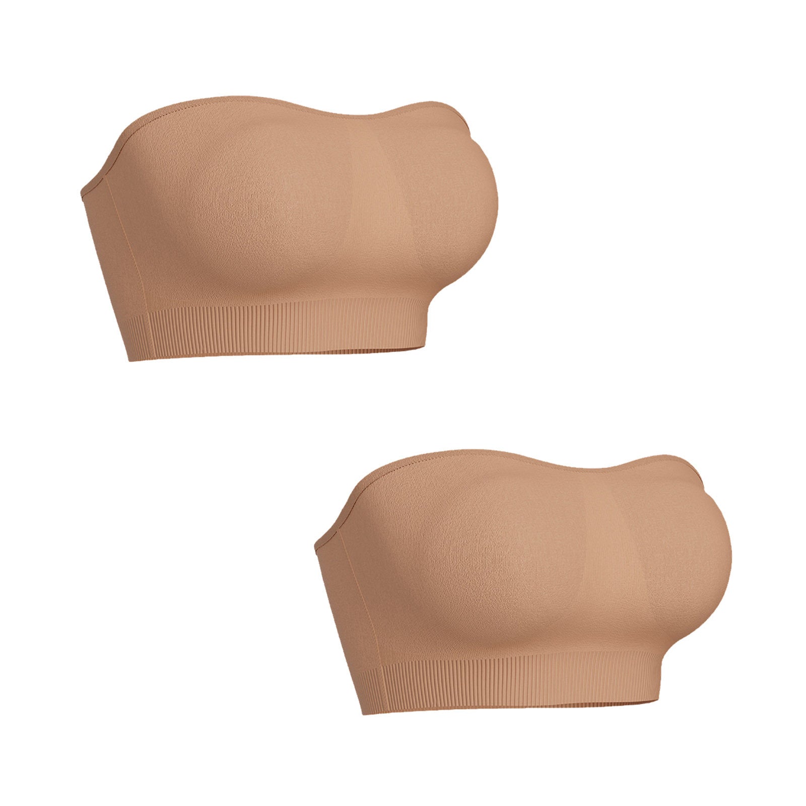 Womens Strapless Seamless Bandeau Bra