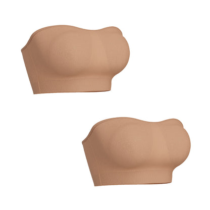 Womens Strapless Seamless Bandeau Bra