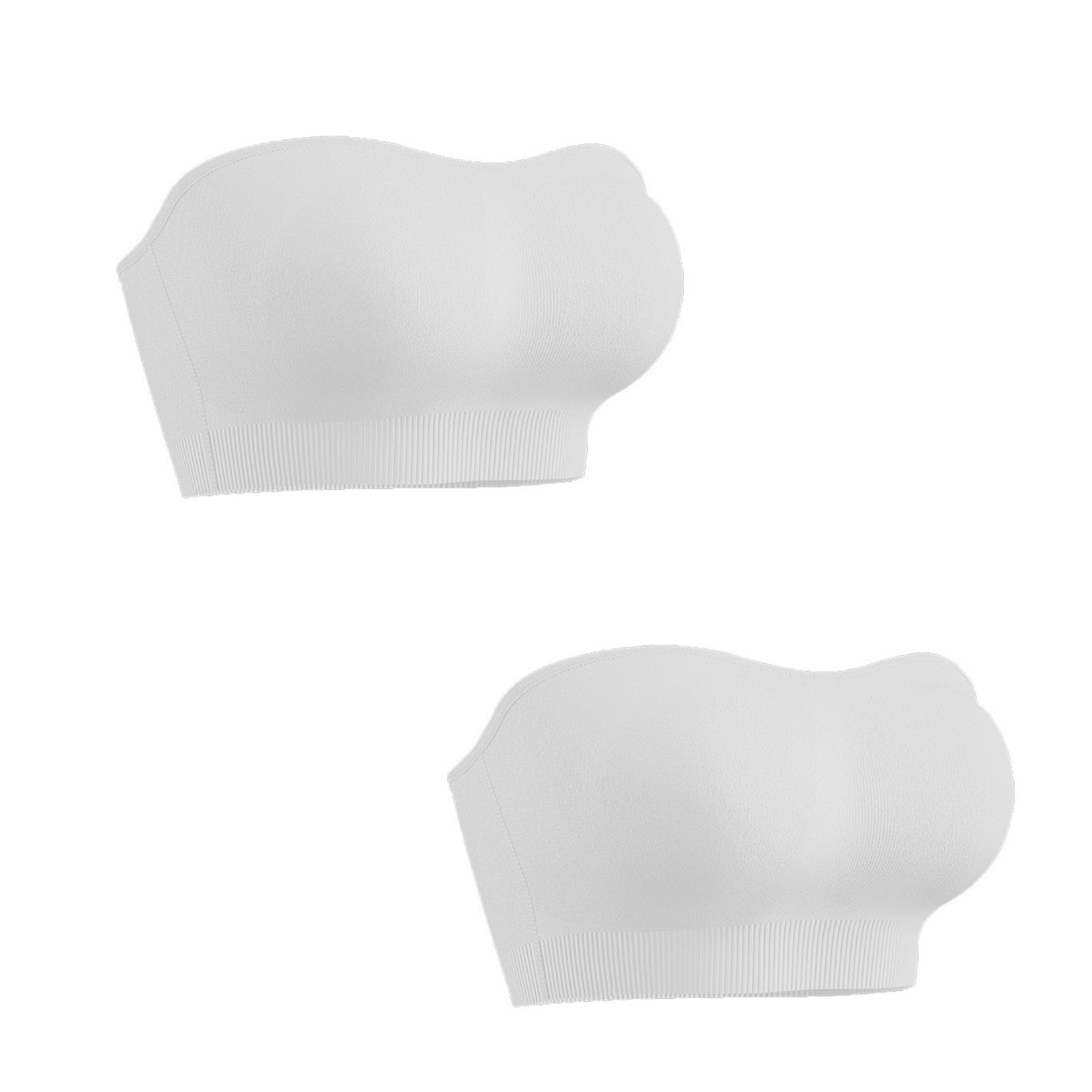 Womens Strapless Seamless Bandeau Bra