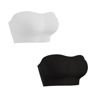 Womens Strapless Seamless Bandeau Bra
