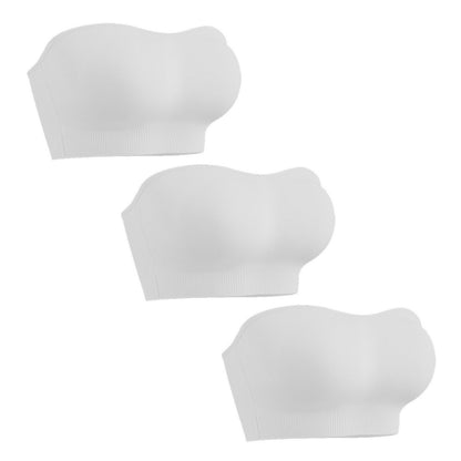 Womens Strapless Seamless Bandeau Bra