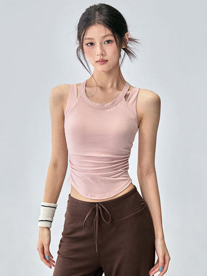 Womens Stretch Fitness Yoga Vest