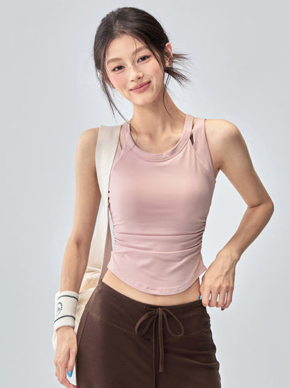 Womens Stretch Fitness Yoga Vest