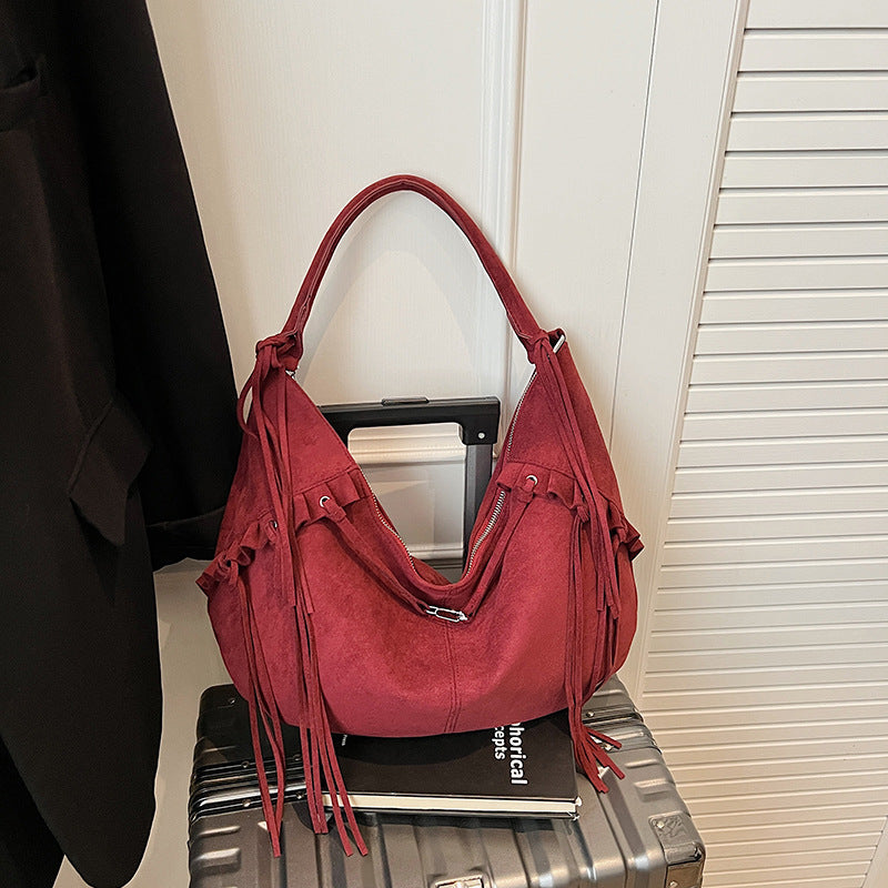 Womens Suede Bag