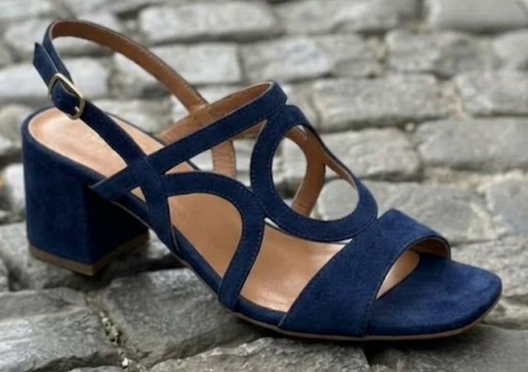 Womens Suede High Heeled Sandals