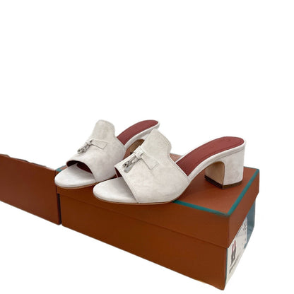 Womens Suede Tassel Sandals