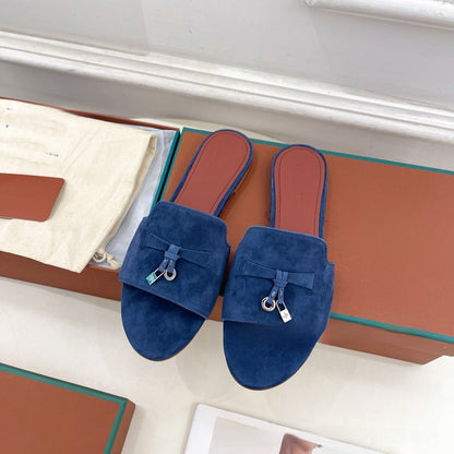 Womens Suede Tassel Sandals