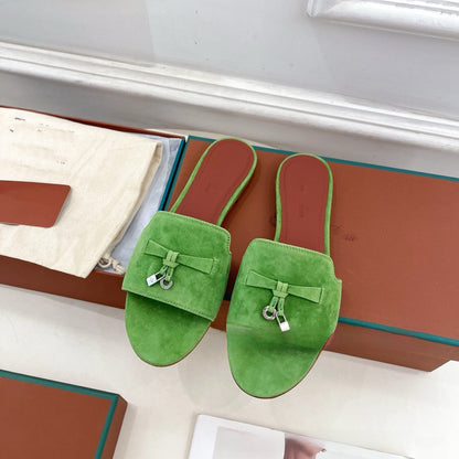Womens Suede Tassel Sandals