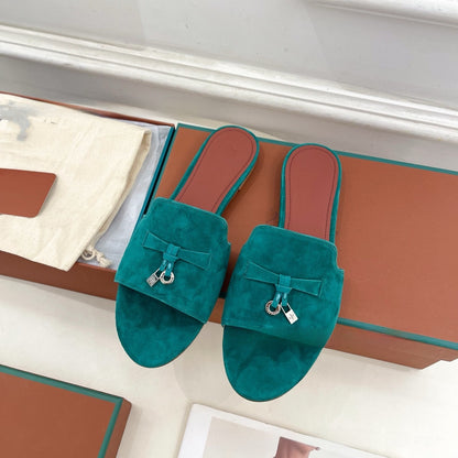 Womens Suede Tassel Sandals