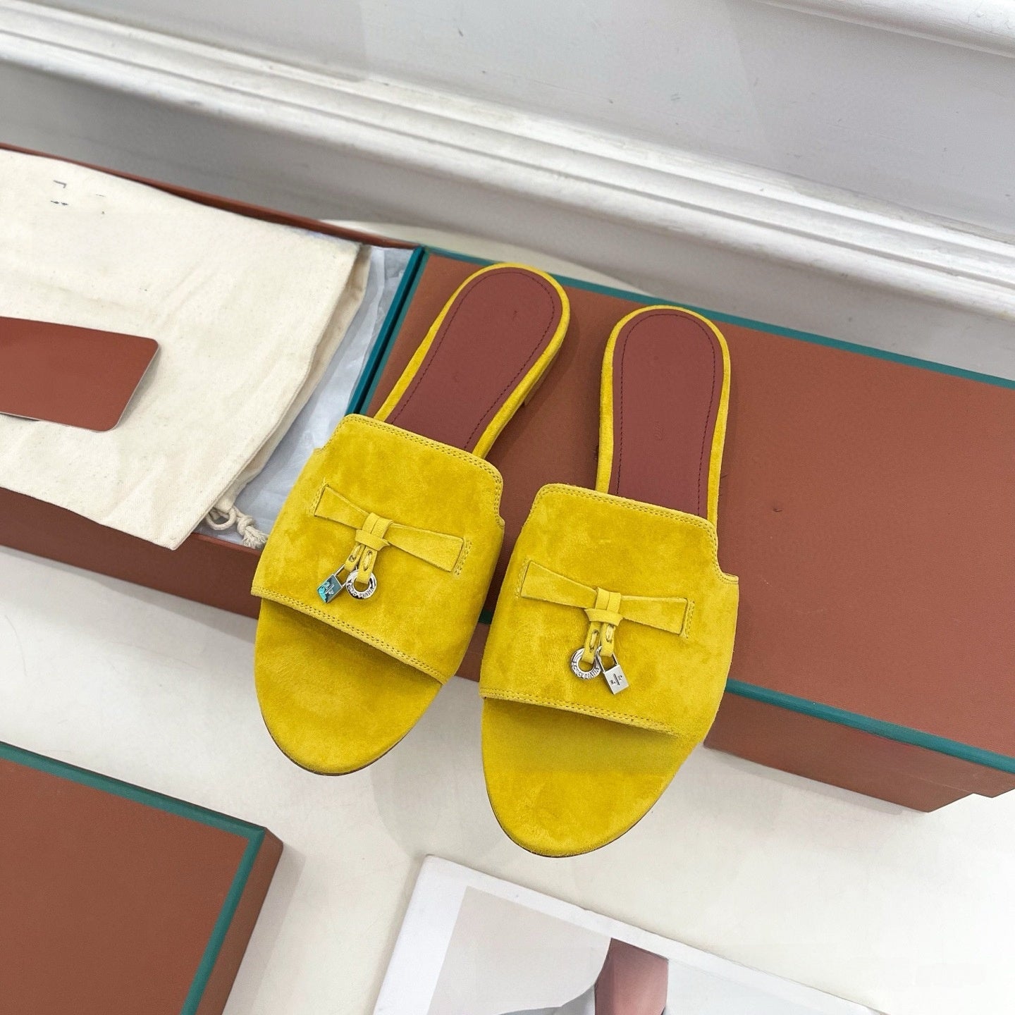 Womens Suede Tassel Sandals
