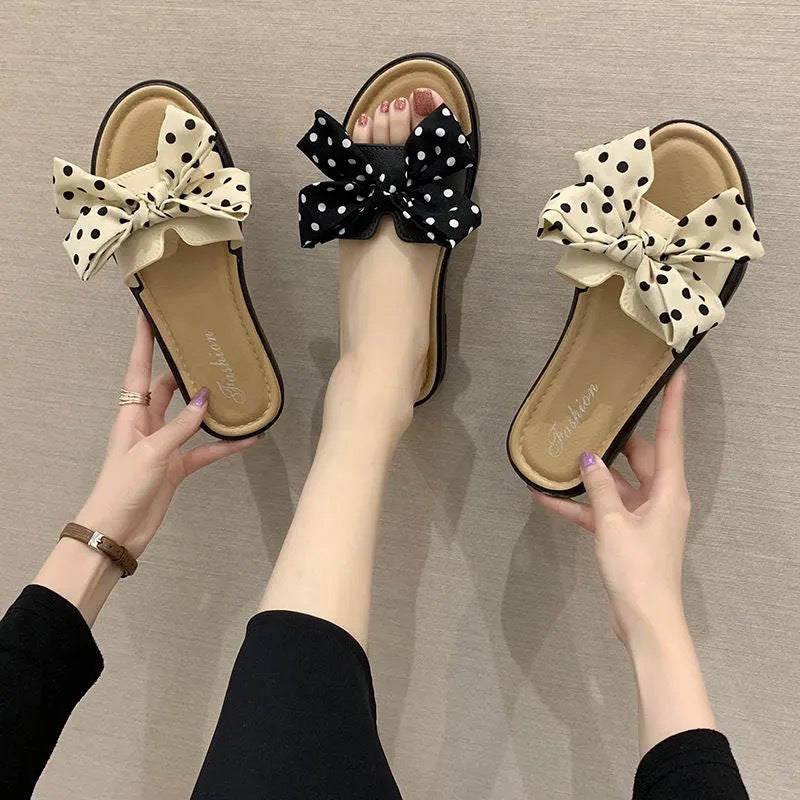 Womens Summer Non-slip Flat Beach Sandals