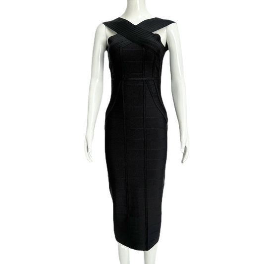 Womens Suspender Bodycon Dress