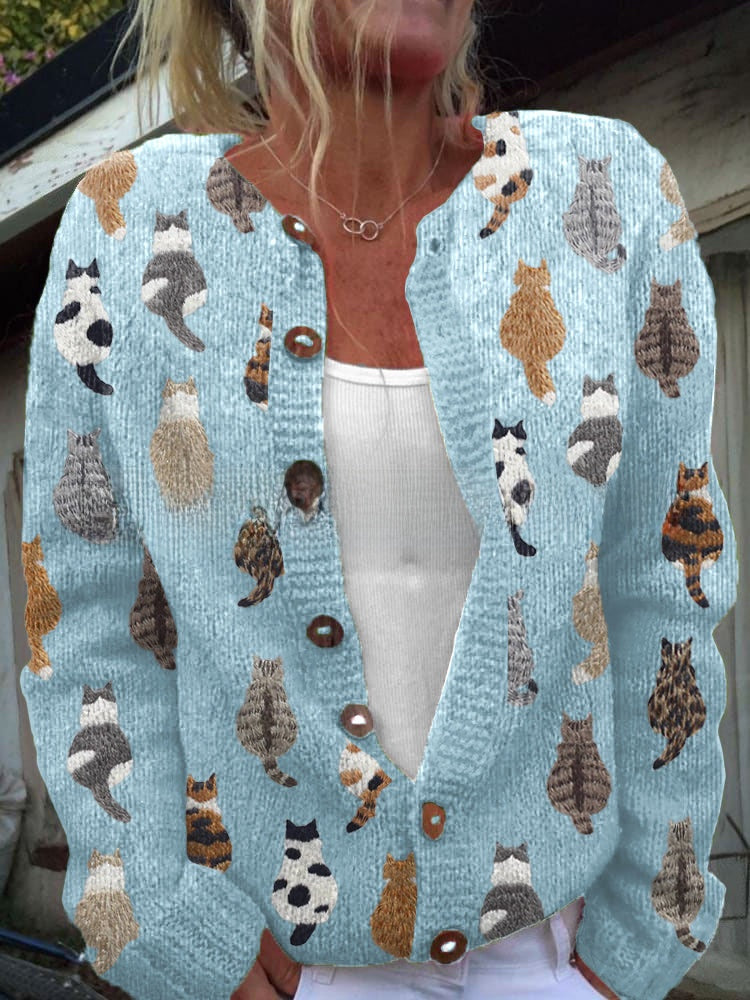 Womens Sweatshirt Cardigan