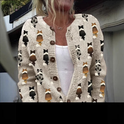 Womens Sweatshirt Cardigan