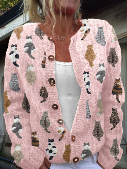 Womens Sweatshirt Cardigan