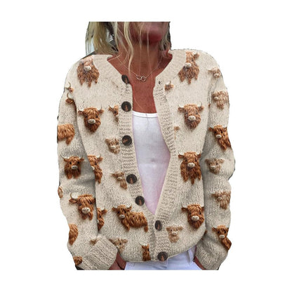 Womens Sweatshirt Cardigan