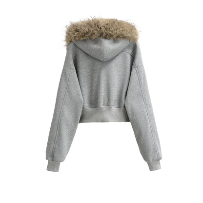 Womens Sweatshirt Jacket