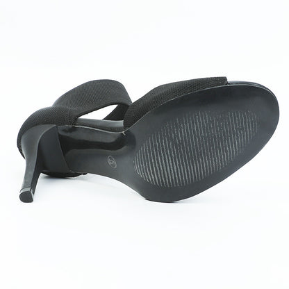 Womens Thin Heel Fish Mouth Sandals