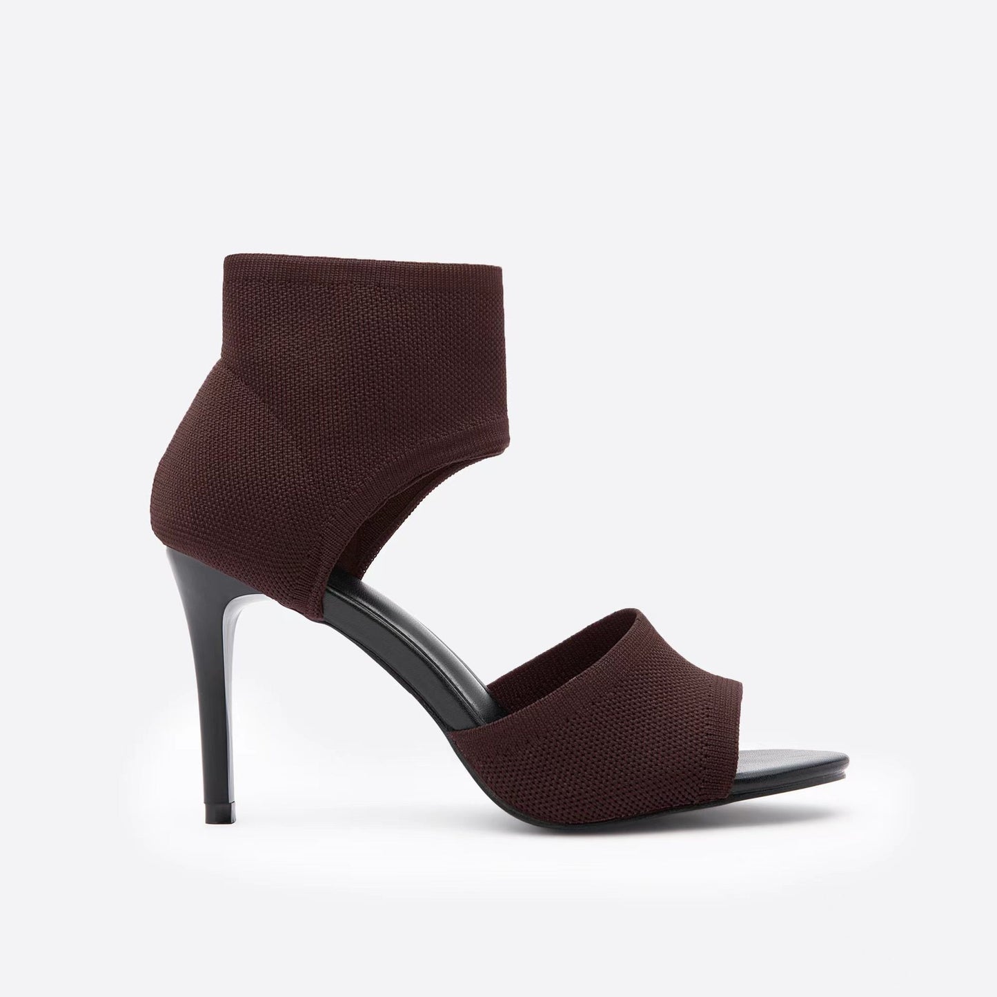 Womens Thin Heel Fish Mouth Sandals