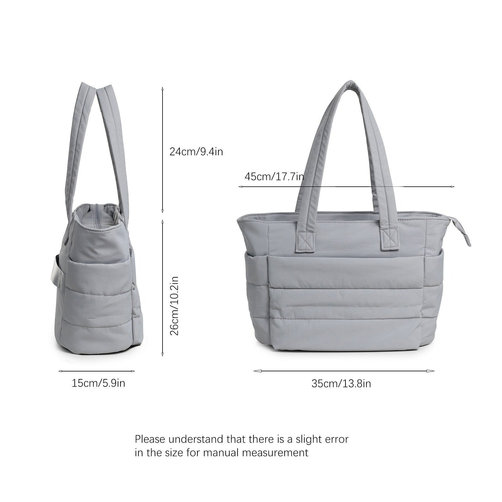 Womens Tote Bag with Compartments