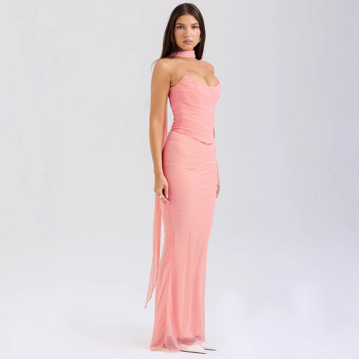 Womens Tube Top and Pencil Skirt Set
