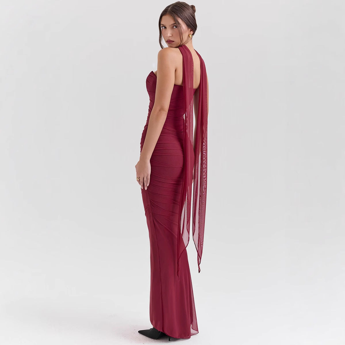 Womens Tube Top and Pencil Skirt Set