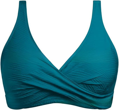 Womens Two Piece Solid Color Bikini Swimsuit