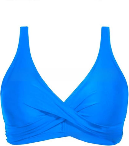 Womens Two Piece Solid Color Bikini Swimsuit