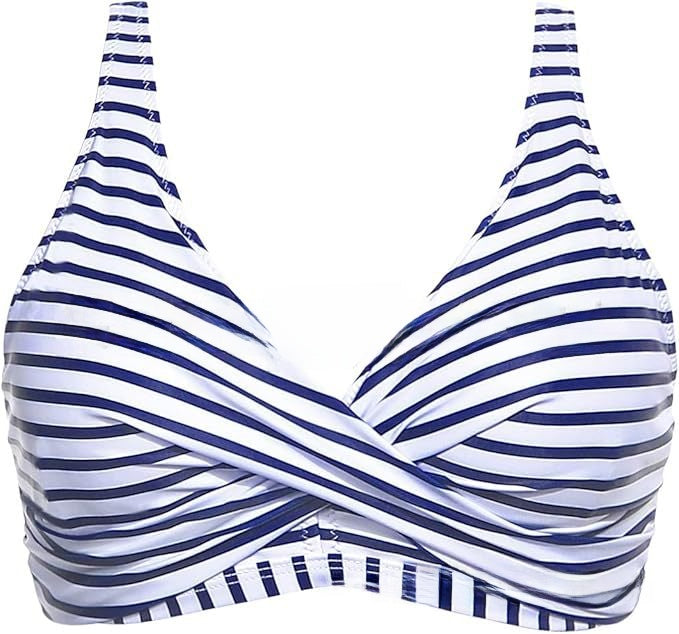 Womens Two Piece Solid Color Bikini Swimsuit