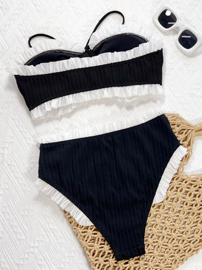 Womens Two-Piece Strapless Bikini
