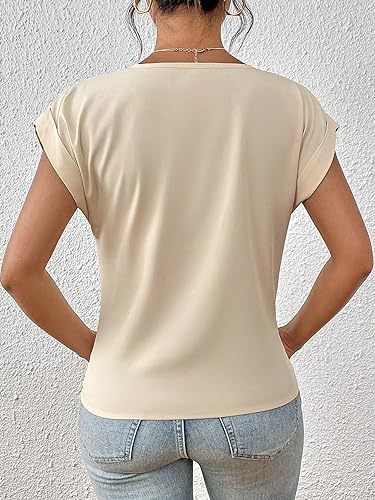 Womens V-Neck Short Sleeve T-Shirt
