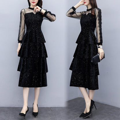 Womens Velvet Dress